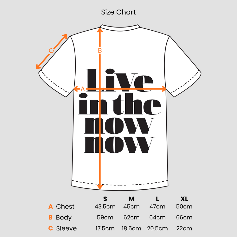 Size Chart for Kids Tee