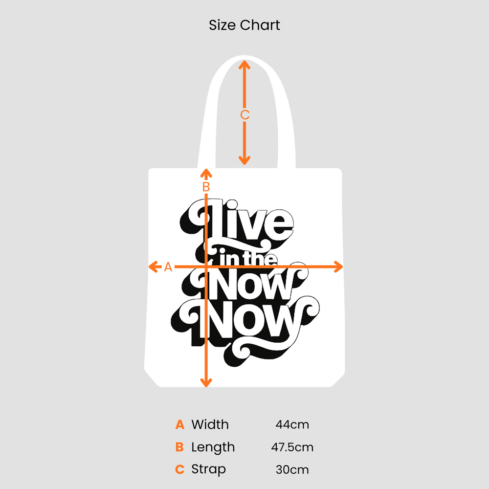 Size Chart for Tote Bag